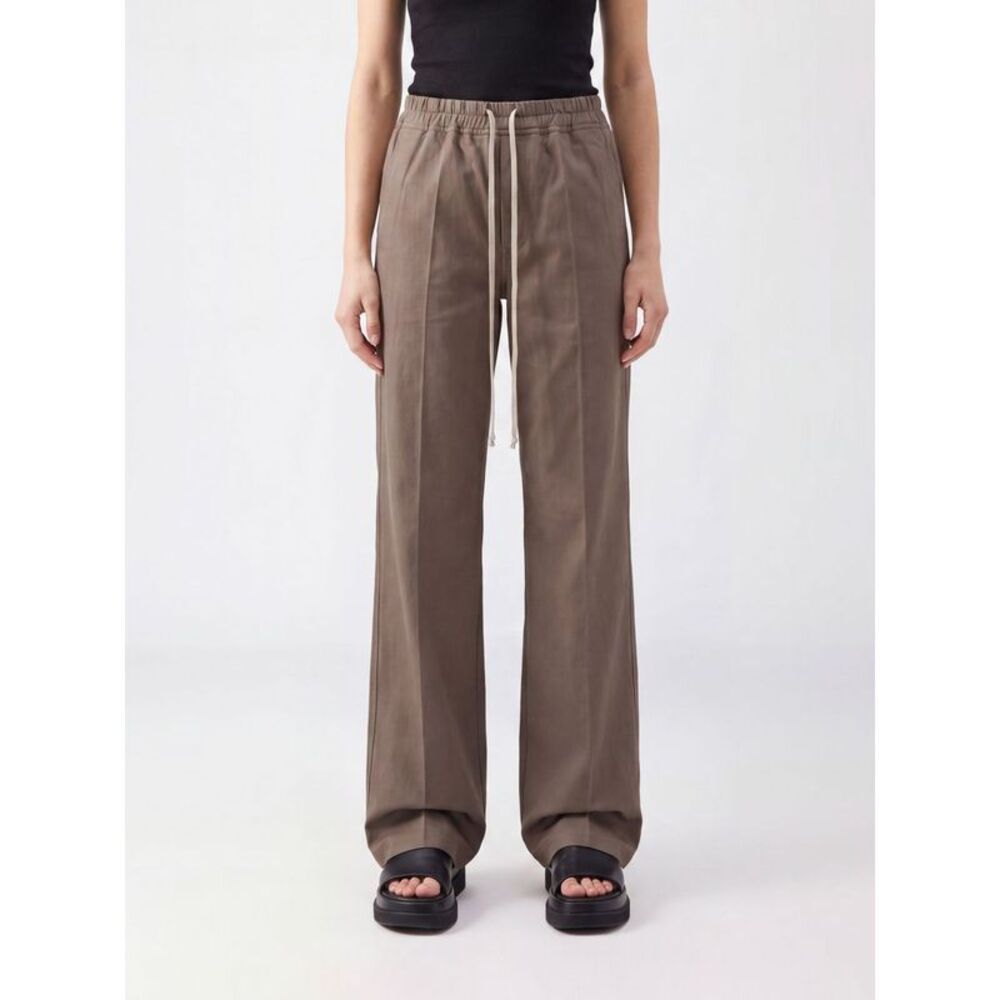 Rick Owens Women Rick Owens Cotton Drawstring Trousers